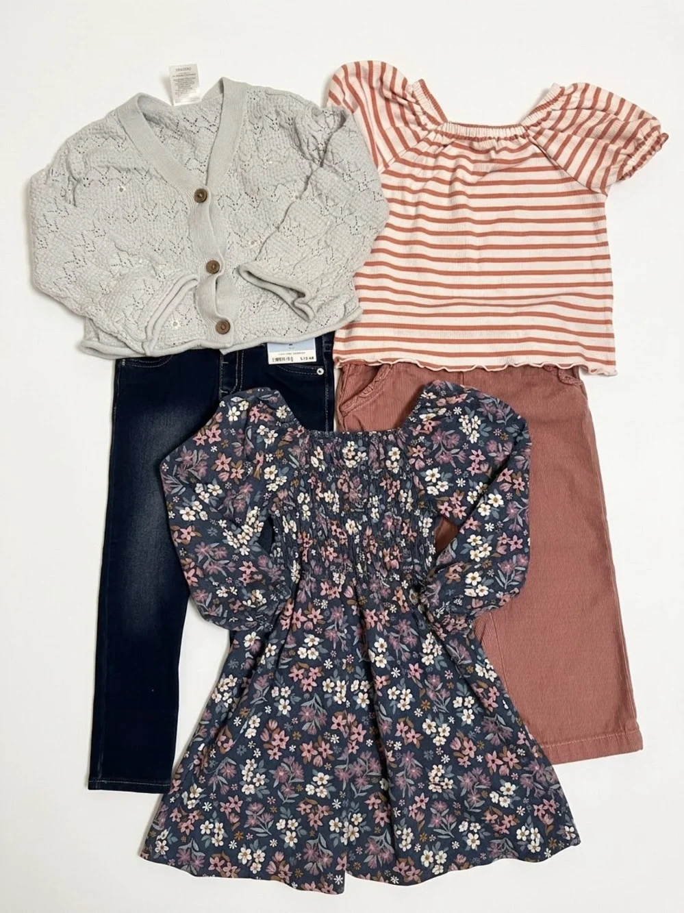 Girls Fall Outfit Lot - 4T, various brands